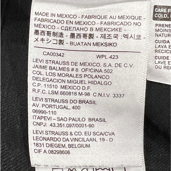 Levi’s Black 721 High Rise Skinny Jeans Size 28 Women’s - Picture 6 of 6